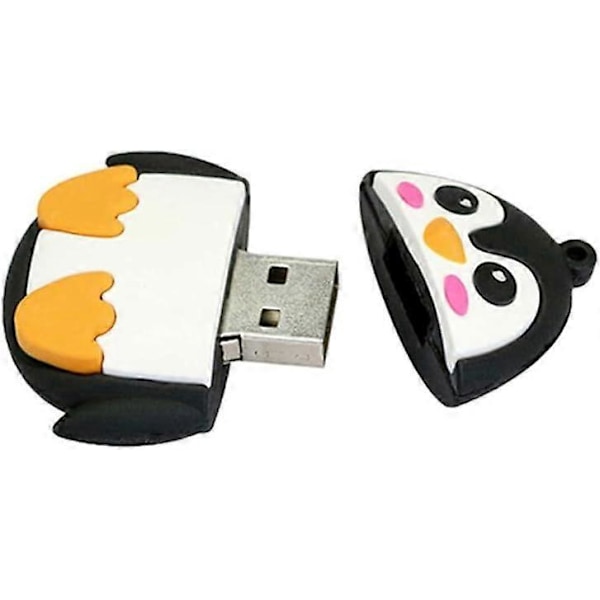 32GB USB 3.0 -muistitikku, luova sarjakuva pingviini USB-muistitikku ulkoiseen tiedontallennukseen