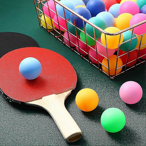 300 Pakke Ping Pong Baller Bordtennisballer 40 mm Pingpongballer Sprettballer Underholdning Bordtennisball, Flerfarget-B13