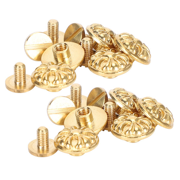 10 set chrysanthemum nitar läderhantverk nitar 10mm dekoration knapp DIY tillbehör
