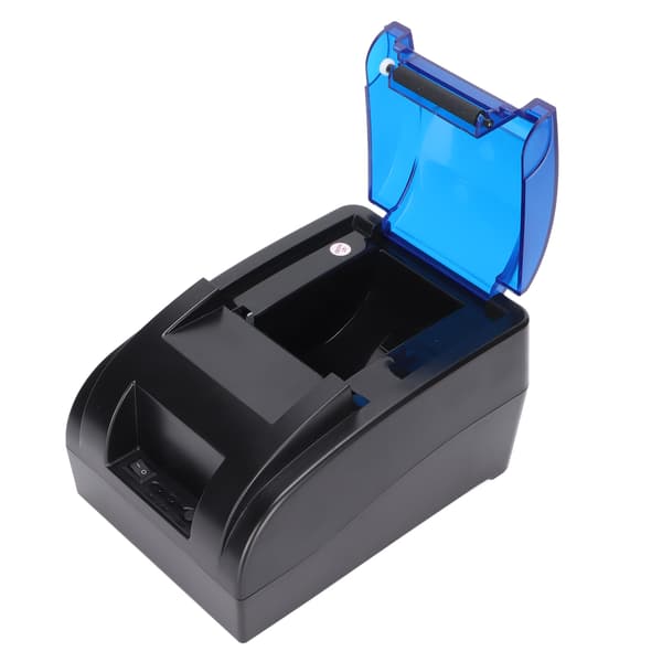 Etiketprinter 58 mm Mini Bærbar Stabil Praktisk Termisk Printer til Supermarked Takeaway Ekspresbillet 100‑240vAU Stik
