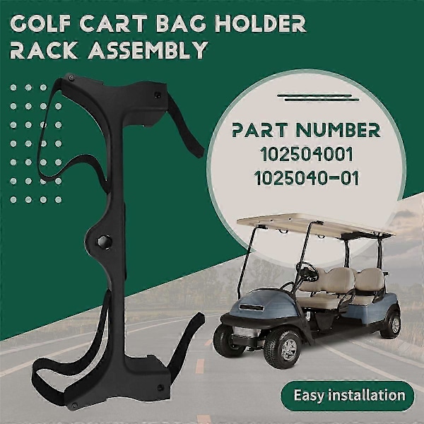 102504001 Golfbagshållare Fäste Vagn Baksäte kompatibel med Club Car Golfbagshållare Rack Assembly