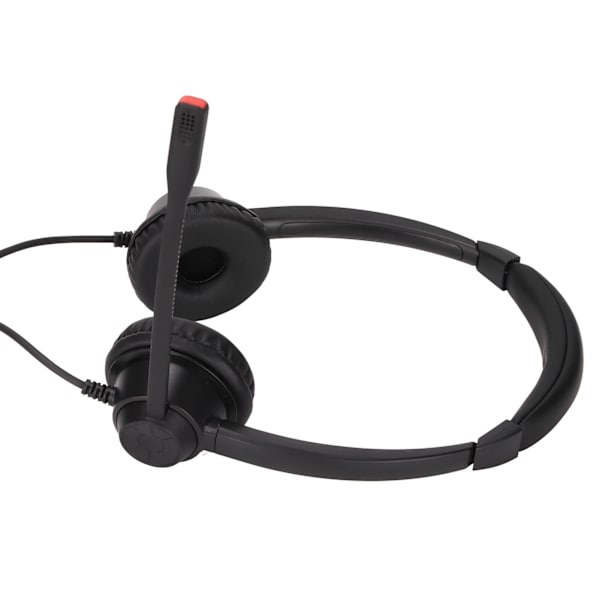 Støydempende headset for kundesenter, flerbruks 3,5 mm hodetelefoner for hjemmekontor, kundesenter og telemarketing