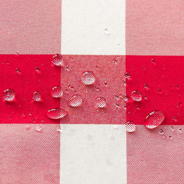 Röd och Vit Rutig Duk Rektangel - Fläckresistent, Vattentät och Tvättbar Rutig Bordsduk