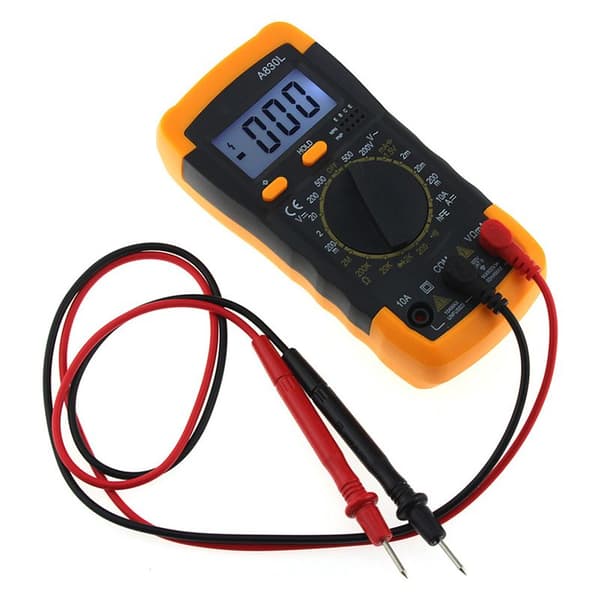 Digitalt multimeter elektronisk måleinstrument utstyr digitalt testverktøy multifunksjonstester A830L
