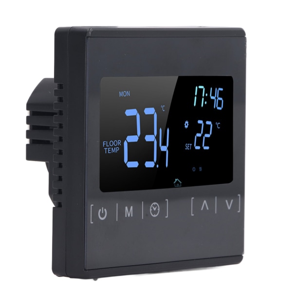 Programmerbar digital termostat smart touch-skärm hemtermostat för svettångrum AC85V till 250V
