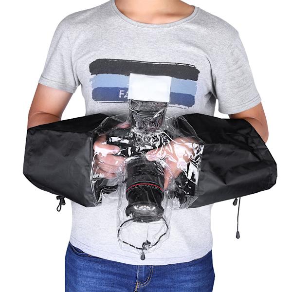 Vattentätt cover för DSLR-kamera och ficklampa