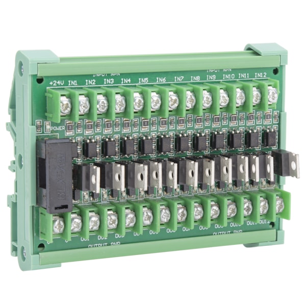 12-kanals PLC-signalforstærkerkort isolationsrelæmodul NPN-indgang PNP-udgang DC12-36V