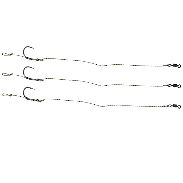 2-pack fiskeredskap handgjord fiskespö krok grupp ansluten professionell tillbehör (#2)