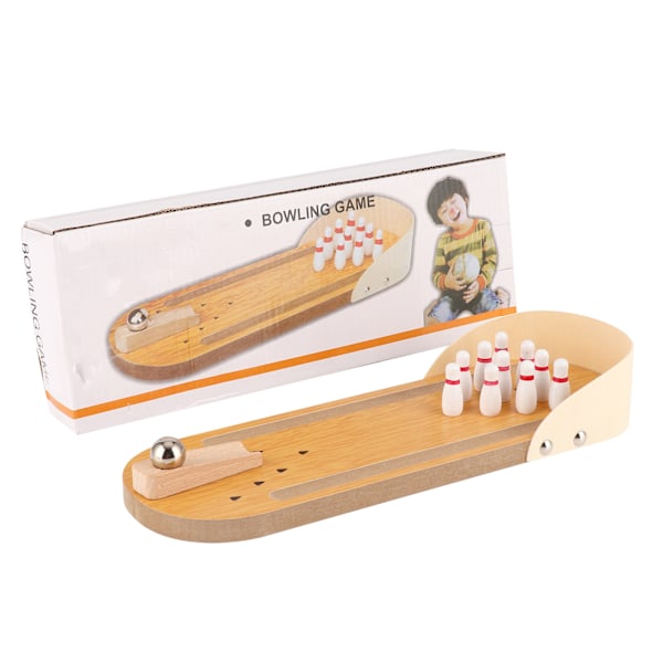 Tretre bowlingleke i tre for barn, interaktivt minispill for foreldre og barn (mini bowlingleke)