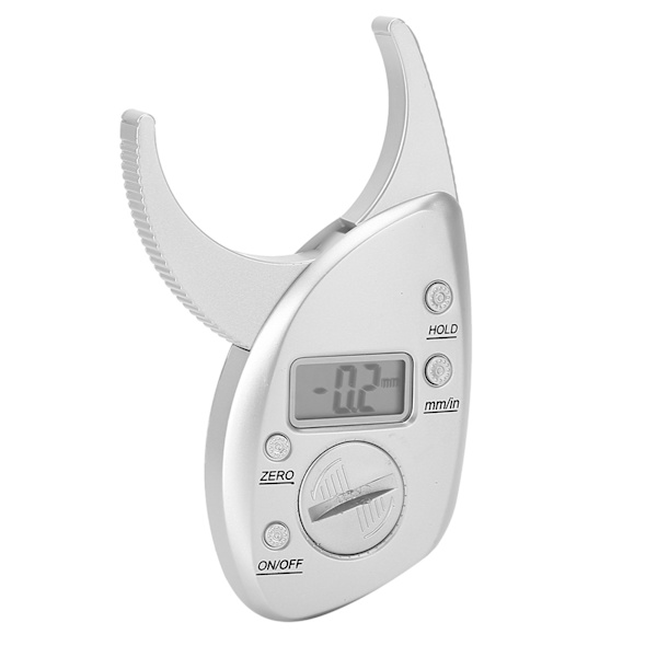 Body Fat Caliper Digital Display Hög noggrannhet Batteridriven kroppsfettmätning