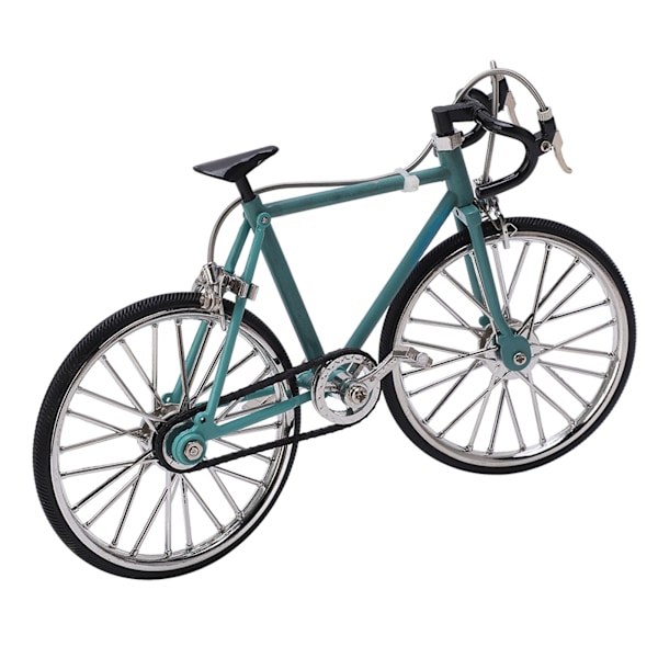 Cykelmodell simulerad levande design vacker utsökt texturerad legering cykel prydnad leksak för present dekoration