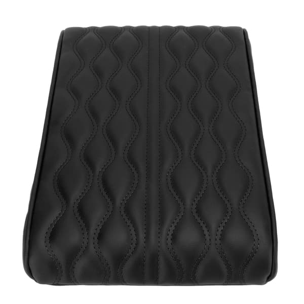 Midtkonsoll armlenebeskytter universell PU-skinn vanntett elastisk stropp for SUV lastebil bil svart