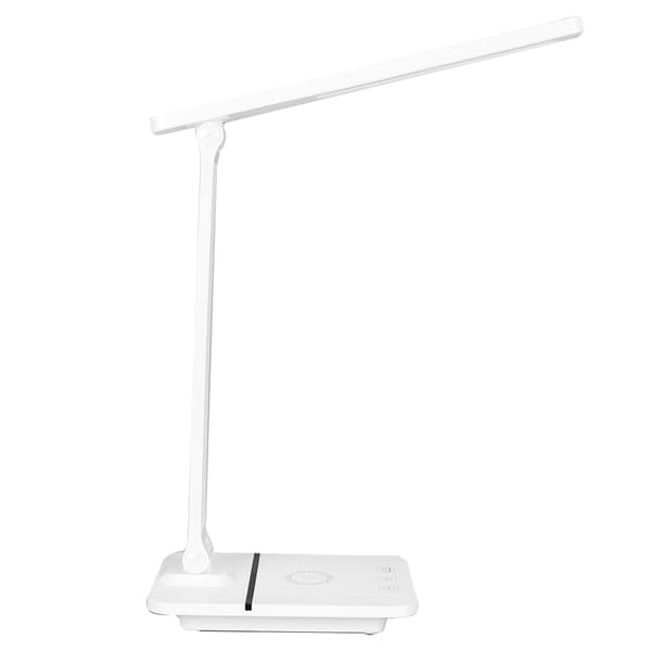 LED Skrivebordslampe 3 Lysmoduser Berøringskontroll Øyebeskyttelse Bordlampe 15W Trådløs Lading
