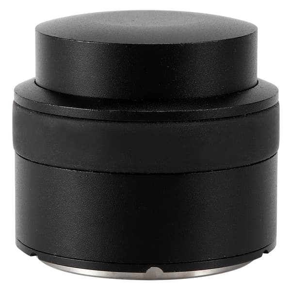 51 mm kaffepulverfordeler i rustfrit stål, nivelleringsværktøj, tilbehør til kaffebrygning, sort