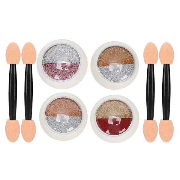 Nail Art Glitter Mirror Pulver Pigment Puder Nail Art Manikyr Pulver Tillbehör