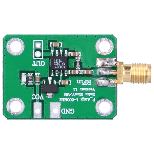 AD8307 Detektormodul RF Signal Power Meter Logaritmisk Deteksjonskomponent 1‑600MHz