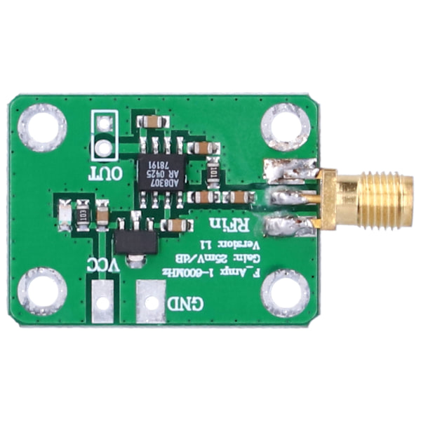 AD8307 Detektormodul RF Signalstyrkemätare Logaritmisk Detekteringskomponent 1‑600MHz