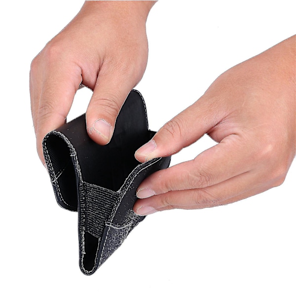 Herr PU Läder Telefon Väska Bältesklämma Holster XXL Svart