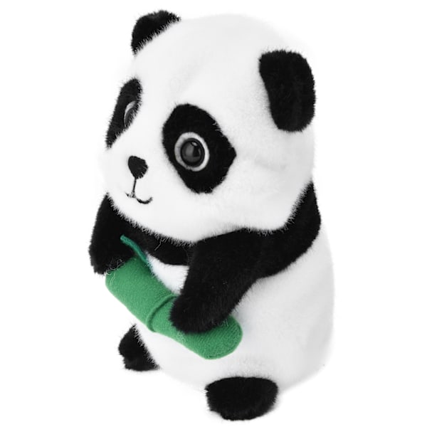 Plysj Fylt Talking Panda Toy Shaking Robotic Recording Toy Baby's Interactive Panda Robot