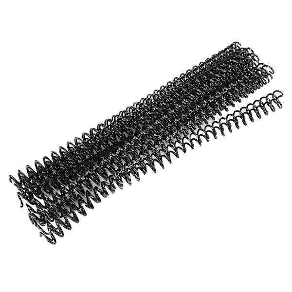 20 stk 30 huller LøsE blad Plastbindingsring Fjeder Spiralringe til A4 papir 11mm sort