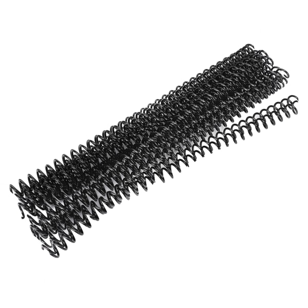 20st 30 Hål LösE blad Plastbindningsring Fjäder Spiralringar för A4-papper 11mm svart