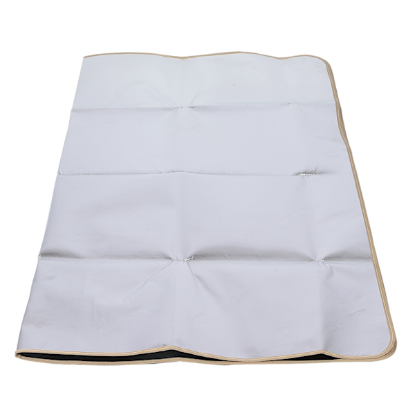 Kvadratisk eldgropmatte for plenbeskyttelse Brannisolasjonsmatte for grill 60x60 tommer