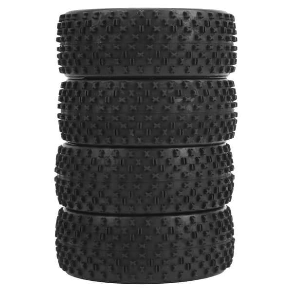 4 st RC Bil Däck Hjul RC Tillbehör Passar för 1/8 Traxxas HSP Tamiya (A8012)