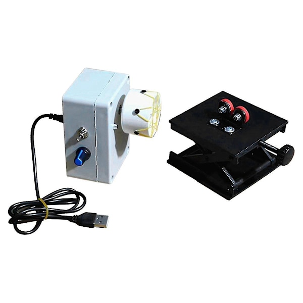 Bærbar Profesjonell Fiskestang Lagingsvikle Elektrisk Drivmaskin DIY Justerbar 0-50RPM Trådviklemaskin-B8