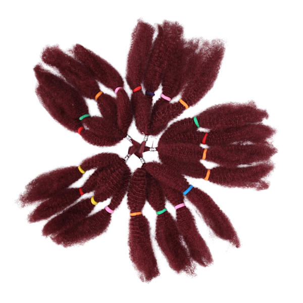Muodikkaat kiharat Crochet-hiuslisäkkeet Kiharat kudokset Crochet-letit Hiustenpidennykset Peruukki118