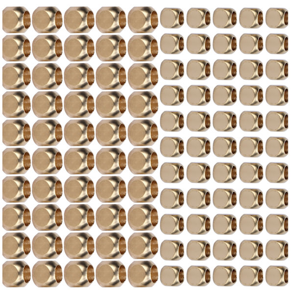 3 mm/4 mm smyckenstillverkning fyrkantiga pärlor Gör-det-själv-armbandstillbehör Spacer Beads