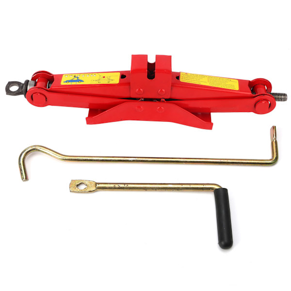 Scissor Jack Professional auton tavaratilan renkaan rautakahvainen nostotyökalu punainen Outdoors1T:lle