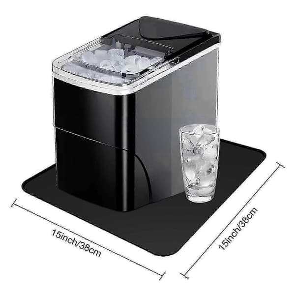 Ice Maker Mat Countertop Water Absorbing Mat Reusable Tray Mat Easy to Clean Dish Drying Mat for Kitchen