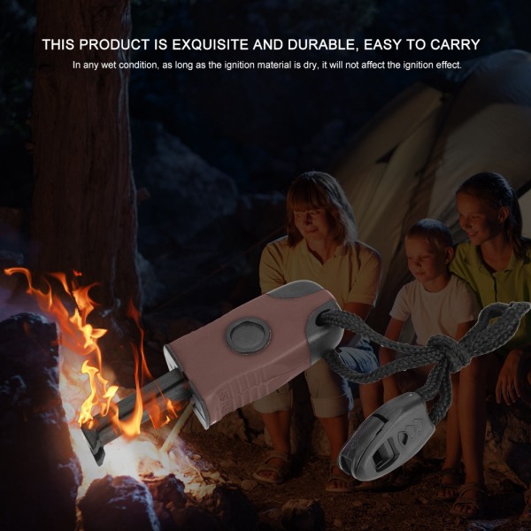 Magnesium Flintstein Brannstarter Lighter Emergency Outdoor Survival Camping Coffee