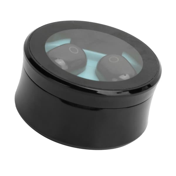 SMS-T10 TWS Trådlösa Bluetooth-hörlurar Uppladdningsbart headset med digital display (blå)