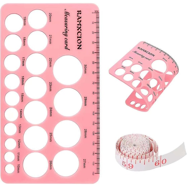 Silikoninen nänninmitta - Tarkka mittaviivain (18*10*0,3mm)