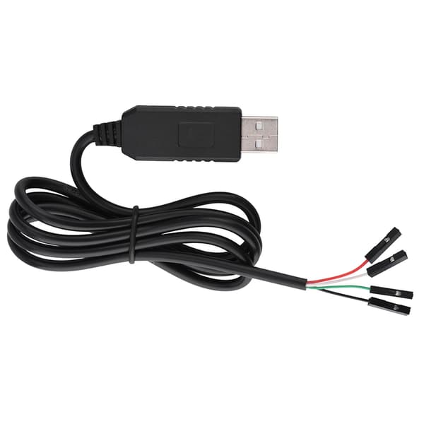 PL2303HX RS232 Oppgradert omformer USB til COM/TTL seriell adapter STC nedlastingskabel