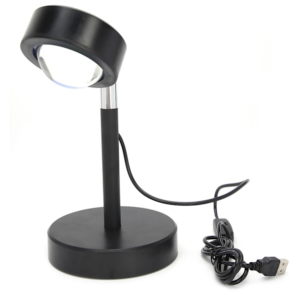 Solnedgangsprojektorlampe USB sengelampe natlys skydefyldningslampe til liveudsendelse