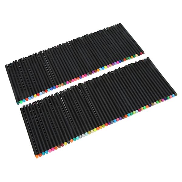 Fineliner-pennor 100 färger Snabbtorkande Glansigt bläckutmatning 0,4 mm nålrör Minimera blödning Fineliner-pennor för skrivning