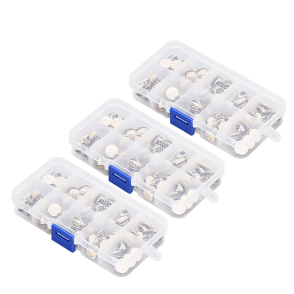 150 stk syfrie knapper elegant rose stil holdbar plast metall avtakbar dekselknapper for kjole værskjorte