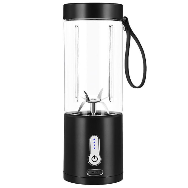 Bærbar elektrisk frugtsaftpresser og blender - Mini USB genopladelig 530 ml håndholdt pressemaskine