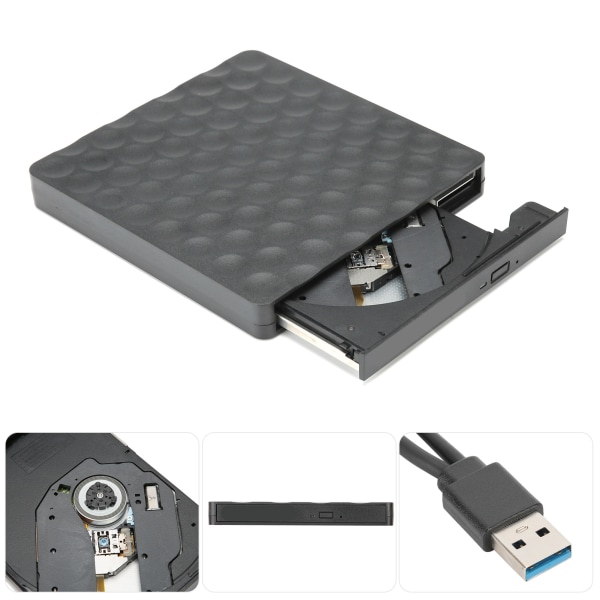 Ekstern optisk stasjon Integrert linje USB TYPE-C sirkulær DVD-brenner for bærbar datamaskin