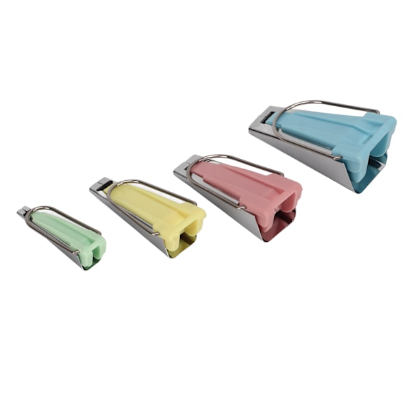 4 st snedbandare 6 mm 12 mm 18 mm 25 mm rostfritt stål plast snedbandare kit för tygsömnad quiltning