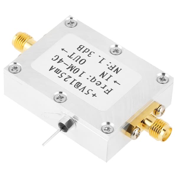 1 st Bredband 0.01-4GHZ 21DB LNA Lågbrusförstärkarmodul