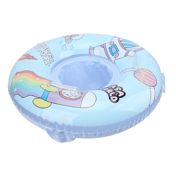 70cm/27,56in Baby Floats Oppustelig Svømmering Miljøvenlig PVC med Sikkerhedssæde til Børn