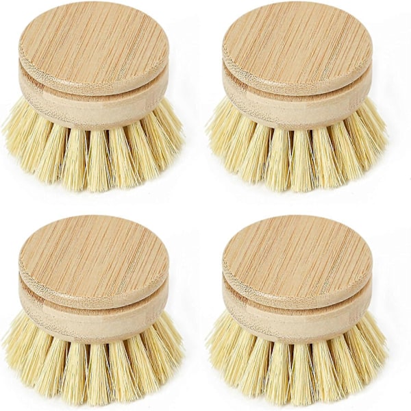 Miljövänliga Diskborsthuvuden Ersättning Trä Diskborsthuvuden 2-pack