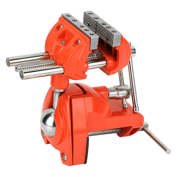 Mini 360° roterende klemme skrustikke Justerbar 70 mm kjevebredde skrustikke bordklemme for arbeidsbenk treverk