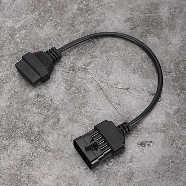 10-polet til 16-polet OBD2 Diagnostisk Kabel Adapter Stik Passer til Opel