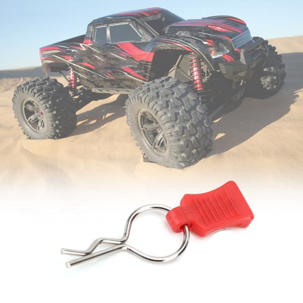 1/5 1/8 RC Bil Karosseri Klips Stift Fastgørelsesbeslag Sæt Tilbehørsdele Passer til Traxxas (Rød)