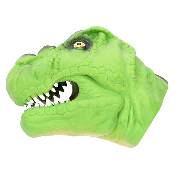 Hög Simulation Tecknad Dinosaurie Handdocka Handskar Berättande Leksak Grön