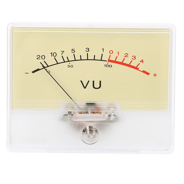 T‑90 Høj Præcision DB Forstærker Niveau VU Meter Header med Pære Audio Enhed Tilbehør